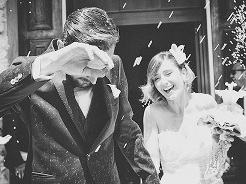 Two people who are getting married after divorcing other people.