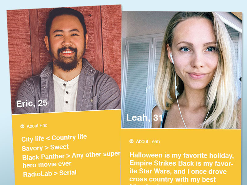 Two bumble bios that are really good.